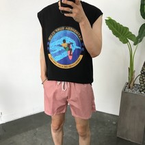 스트릿제이 썸머 서핑 민소매 나시