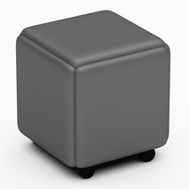 큐브의자 블록 공간활용 결합형 크리미 홈 다기능 스툴 조합 커피 테이블 스토리지 접이식, 결합스툴다크그레이 대형 높이 42cm