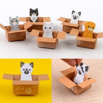 고양이메모지 캐릭터떡메모지 접착메모지