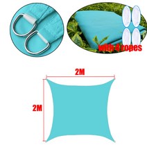 천막사 글램핑제작 텐트 우레찬창 비닐쉘터 천막공사 이글루비닐텐트 우레탄쉘터 천막제작 방수천막제작 방수 직사각형 정원 테라스 캐노피 수영 태양 그늘 캠핑 하이킹 야드, 2x2m