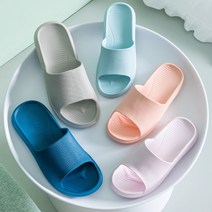 푹신한 족저근막염 층간소음 방지 무소음 발망치 경량 실내 집에서신는 임산부 조리원 eva 슬리퍼 룸슈즈 실내화 거실화 사무실 자주, 2.파스텔슬림슬리퍼 분홍색