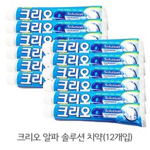 크리오 알파솔루션 치약 190g 12개 비건치약 잇몸관리, 알파솔루션 치약 190g 12개입