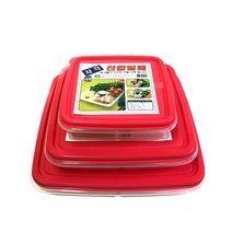 사각 찬합 밀폐 반찬통 4칸 5칸 도시락 반찬 배달 찬합, 소 4칸