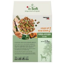 무곡물 전견용 소프트 사료 치킨 야채 1.2KG 1개, 없음