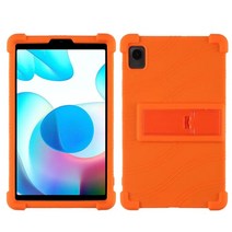 ebook리더기 이북 북 전자책 단말기 전자북Realme Pad 미니 케이스 pad Mini 8.7 인치 태블릿 용 스탠드 커버 KickStand 소프트 실리콘 보호 쉘, 05 orange, 01 For Realme pad mini