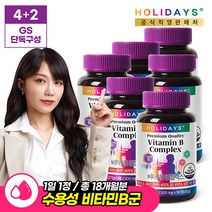 [4+2] 홀리데이즈 비타민B 컴플렉스 x 6병, 단품, 단품