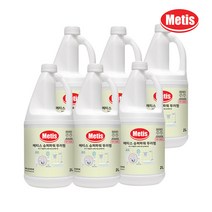 메티스 슈퍼파워 뚜러펑 2L x6개 세면대막힘 배수관클리너 배수구막힘 배수관청소 소독 곰팡이 살균 살균소독 다목적 99.9%, 단품