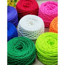5.0mm 100yard 촘촘 고급 우동실 청키스트링 / 소프트 폴리에스터 우동끈 / 가벼운실 부드러운실 (61칼라), No.4