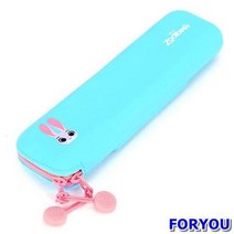 ForU819 주디 슬림 실리콘 필통 파우치 디즈니 실리콘필통 펜슬케이스 펜슬파우치, 1 민트s*본상품