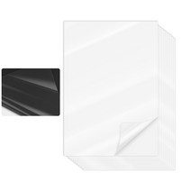 포토용지 10 시트 콜라 라미네이트 필름 A4 용지 사진에 스티커 DIY 카드 방수 투명, 07 Glossy Clear