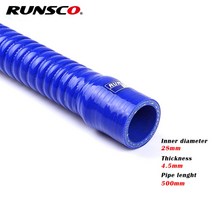 공압피팅 호스 커플러부착 자바라 에어호스 공압 호스 Universal id 16 18, 블루 아이디 28mm, 1개