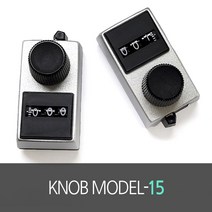 MODEL-15 노브 KNOB 3590S 노브 10턴볼륨노브 사각다이얼, 1개