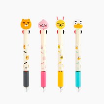카카오프렌즈 피규어 멀티 4색 볼펜 5500, 라이언