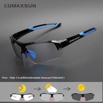 자전거 선글라스 사이클링 고글 COMAXSUN 광변색 안경 변색 안경 MTB 도로 스포츠 안경 2 스타일, 스타일 2 블랙 블루