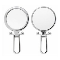 S.Y W678431L ST02643 확대 2배 양면대 간편 가능한 디자인 아이디어 화장 거울 선물 핸드백 일반 휴대 손, 1개[출고]_pp, 본상품선택