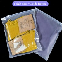 의류 이불 대량 50pcs 의류 지퍼 가방에 대 한 서 리 낀 인감 지 플락 비닐 봉투 코트 청바지 후드 패키지에 인쇄, [05] one side Frosted, [15] 35x40cm, [01] 50pcs