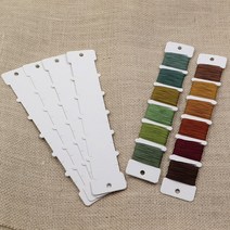 자수마켓/ 6구종이보빈 막대종이보빈-30개 / 프랑스자수 십자수 보빈 실패