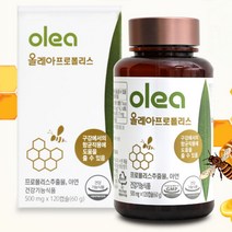 올레아 브라질 프로폴리스 아연c 비염 영양제 비염에좋은 약 만성 몸속 염증 제거 목에좋은 알약, 120정, 1개