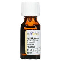 아우라카시아 순수 에센셜 오일 샌달우드 15ml(0.5fl oz), 0.5액량 온스