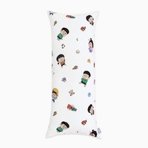 흔한남매 프렌즈 뱀부리플 사각바디필로우