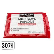 커클랜드 시그니춰 전자레인지 팝콘, 93.5g, 30개