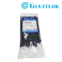 [자이언트록] 케이블타이 전선정리 100 140 200 270 300 370 450 흑색 백색 소포장 대포장, 300mm / 100개