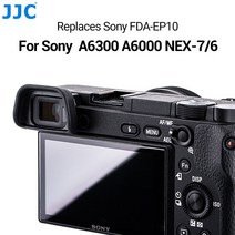 저무리 JJC 소프트 아이피스 아이컵 소니 A6300 A6100 A6000 NEX-6 NEX-7 FDA-EP10 아이컵 DSLR FDA-EV1S 전자 뷰파인더 대체, 02 2PCS