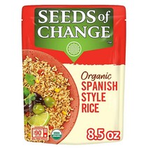 SEEDS OF CHANGE 유기농 스페인 스타일 쌀 241g(8.5온스)