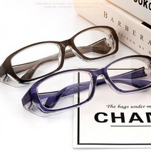 안전 오염 방지 안경 투명 뿔테 보호 고글 비말 차 눈보호 방역 보호안경, 진그레이, 진그레이