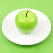 청사과 모형 아오리 풋사과 7.5cm 과일모형 사과모형 인조 사과열매 모조사과