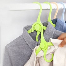 논슬립 접이식 옷걸이 폴더윙 슬림플러스 20p 묶음 여행용 휴대용 모자걸이 가방걸이, 화이트, 20개