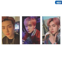 아이돌 포토카드 KPOP EXO SC 세훈 찬열 1 앨범 3/9 개 10 억 뷰 공식 포토카드 자체 제작 로모 카드 팬, 02 H02
