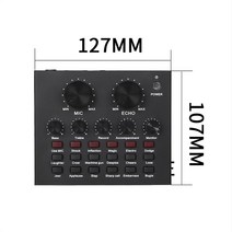 오인페 HD V8 웹 캐스트 사운드 카드 오디오 인터페이스가있는 라이브 방송 USB 헤드셋 마이크 개인 엔터테인먼트 용