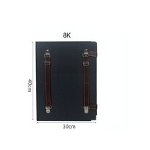 화구가방 미술가방 아트백 스케치북가방 대형 드로잉 보드 숄더 방수 스케치 테이블 6K 배낭 클립 그림 패드 도구 아티스트 아트 공급, 8k 블랙