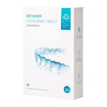 YKelin 틀니 리테이너 클렌징 정제 클리너 및 치과 용 기기 악취 제거 변색 얼룩, 05 White 1 pack