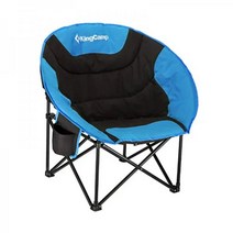 KingCamp Moon Saucer 캠핑 대형 패딩 접이식 휴대용 튼튼하고 편안한 소파 의자 136 1kg(300파운드) 지지 잔디 파티오 스포츠용 69 2 x 85 9 89 9