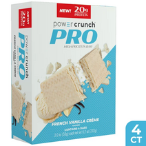 파워크런치 프로 프렌치바닐라크림 하이 프로틴바 4개입
