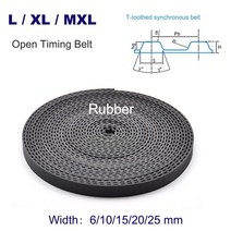 콘베어로라 컨베어AL롤러 컨베어롤러 오픈 타이밍 사다리꼴 벨트 mxl-10mm 3d l, 25mm, 4미터