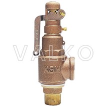 고려 청동 나사식 안전밸브 KST-12R 32A×32A 스팀용, KST-12R(CAC406) 32Ax32A - 스팀, 5.5K