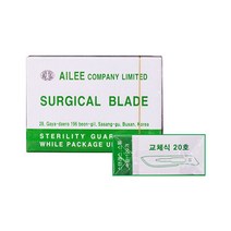 메스날 (Surgical Blade) 20호 100개입 의료용 메스칼 _ 999763EA, 쿠팡 본상품선택
