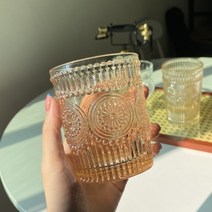 북유럽풍 빈티지 유리컵 원형 크리스탈 컵세트, 260ml13