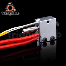 고온 3D 인쇄 업그레이드 키트 화산 hotend A2 강 노즐 peek PEI 탄소 섬유 용, 06 0.4MM 24V
