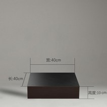 모던 사각 블랙 백화점 진열대 가방진열대 행사 매대 신발진열대, 단일사이즈, 블랙 플랫폼 40x40x10