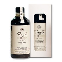 루와 더치 커피 콜드브루 500ml 아라비카 스페셜티 생두 식물성유산균 발효 디카페인