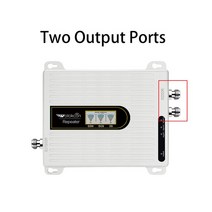 중계기900 1800 핸드폰 신호 부스터 GSM LTE WCDMA 트라이 밴드 70dB 게인 LCD 디스플레이 리피터 2G 3G 4, 02 Two output
