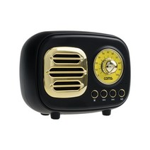 블루투스 스피커 레트로 우퍼 FM 라디오 무선 스피커 USB충전