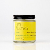 [천삼백케이] [캔들샵1106] LIME ROSEMARY 4 OZ, 단품