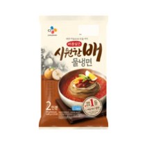 CJ 초간단 매콤달큰시원한배물냉면1940g(2인) 식사대용 청소년 아이들 여름별미 자취 혼밥 손님 생파, 6개