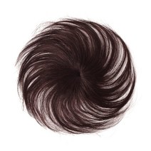 정수리 똑딱이 인모 가마 부분가발 레드브라운 염색, 상품선택