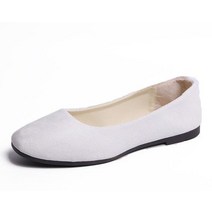 봄 여성 플랫 스퀘어 토 발레 슈즈 캐주얼 오피스 워크 캔디 컬러 로퍼 보트